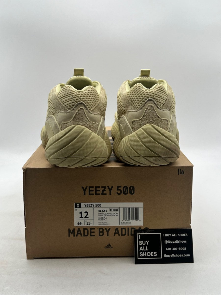 adidas Yeezy 500 Super Moon Yellow 12 (Lightly Worn Pre-Owned) - Image 3
