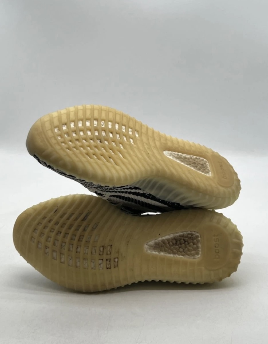 adidas Yeezy Boost 350 V2 Zebra 10 (Moderately Worn Pre-Owned)adidasWhite/Core Black/Red - Image 7