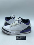 Jordan 3 Retro Dark Iris 11.5 (Moderately Worn Pre-Owned) - Image 1
