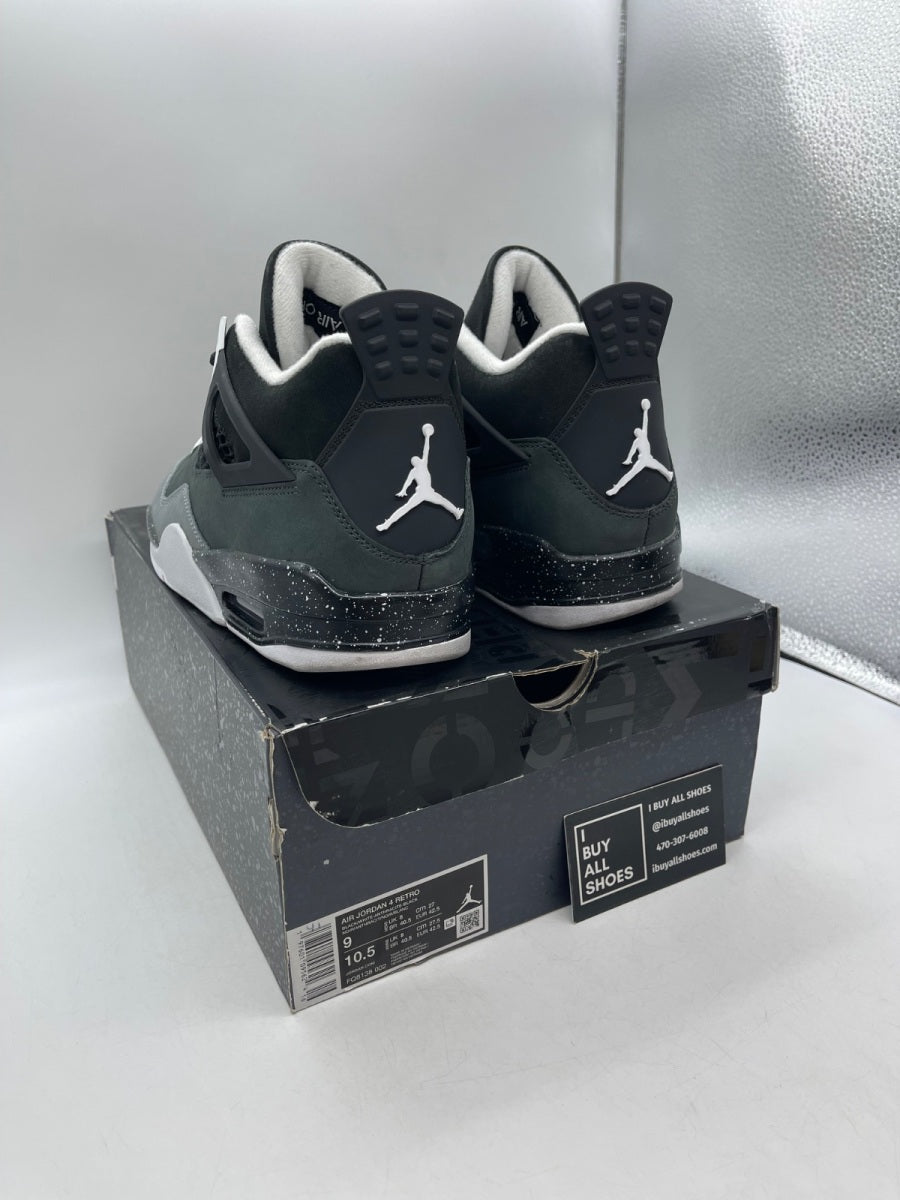 Jordan 4 Retro Fear (2024) 9 (Moderately Worn Pre-Owned) - Image 4