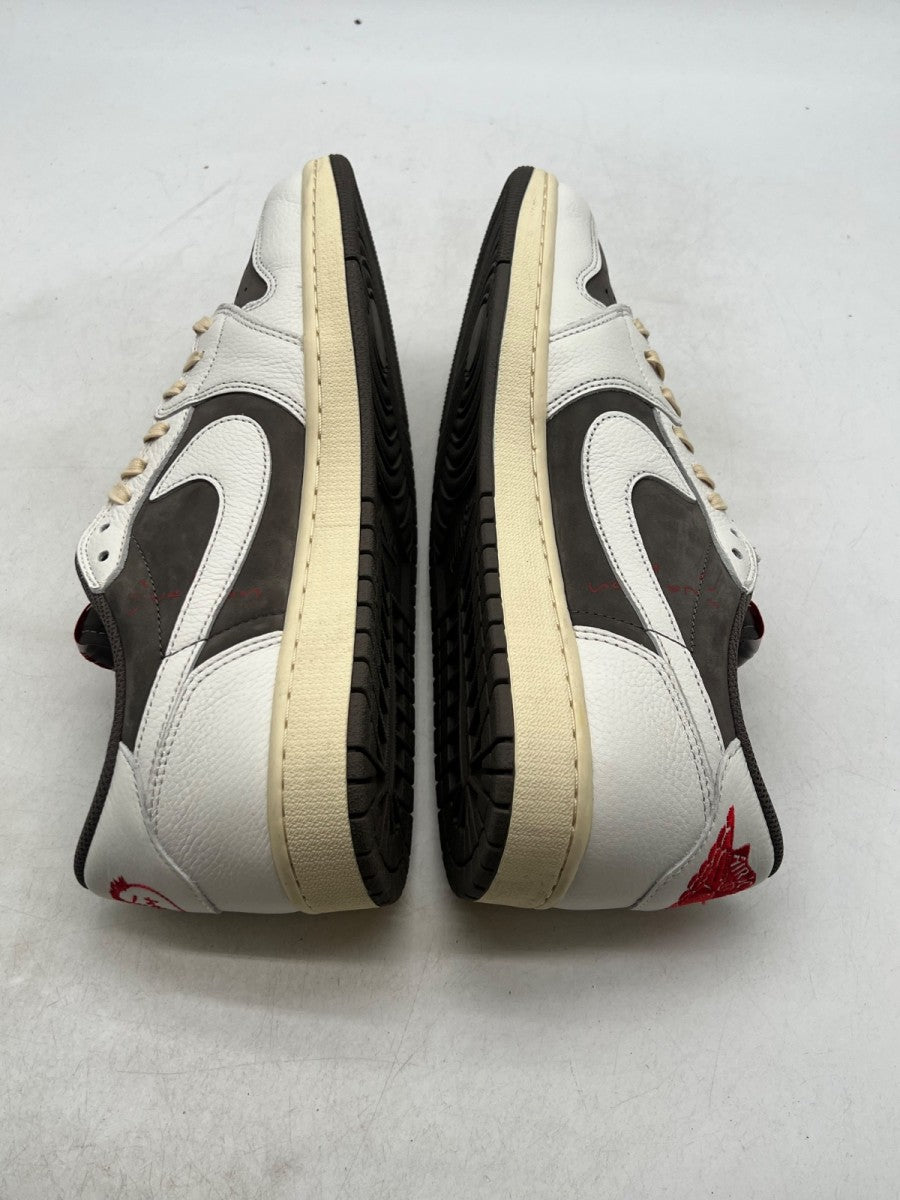 Jordan 1 Retro Low OG SP Travis Scott Reverse Mocha 13 (Lightly Worn Pre-Owned)JordanSail/University Red-Ridgerock - Image 8