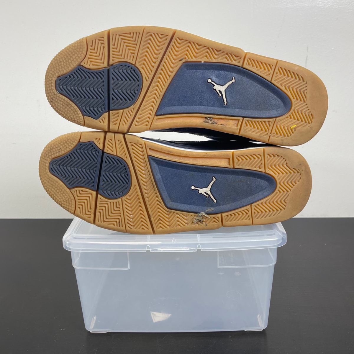 Jordan 4 Retro Dunk From Above 11 (Moderately Worn Pre-Owned)JordanMidnight Navy/Metallic Gold-Gold Leaf-White - Image 5