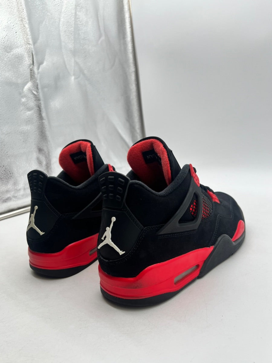 Jordan 4 Retro Red Thunder 10 (Lightly Worn Pre-Owned)JordanBlack/Multi-Color-Multi-Color-Crimson - Image 3