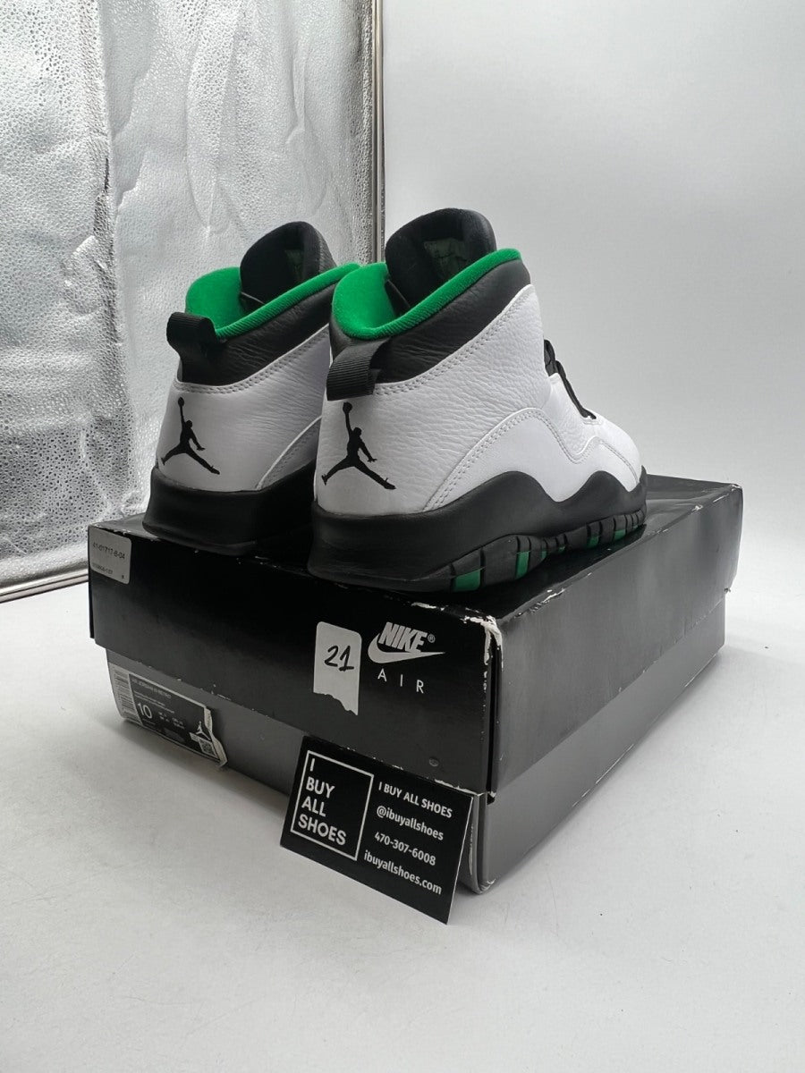 Jordan 10 Retro Seattle 9.5 (Lightly Worn Pre-Owned) - Image 5