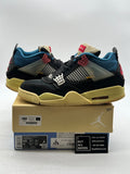 Jordan 4 Retro Union Off Noir 9.5 (Lightly Worn Pre-Owned) - Image 1