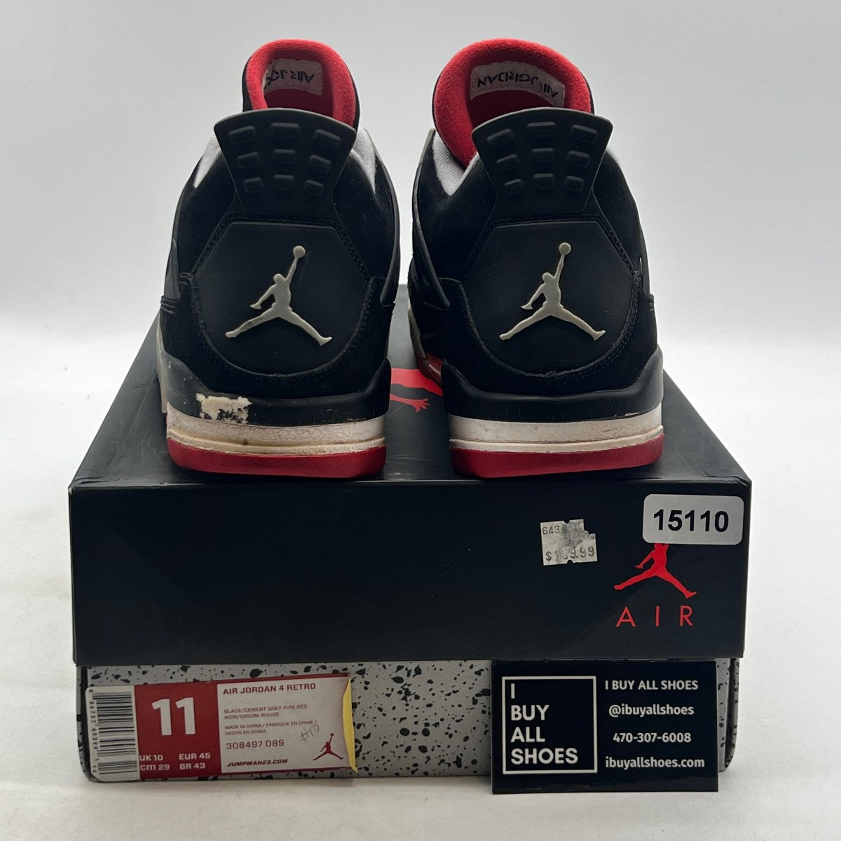 Jordan 4 Retro Black Cement (2012) - Image 3