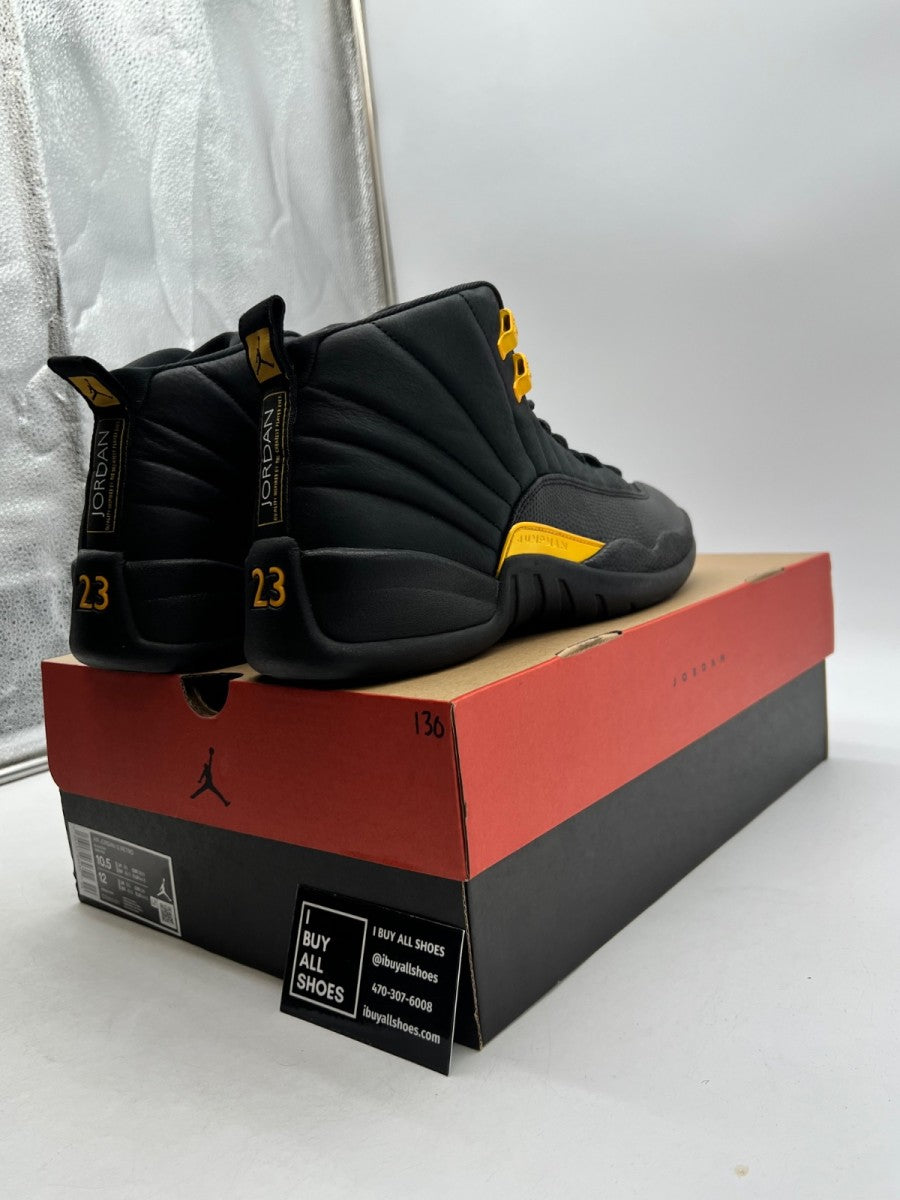 Jordan 12 Retro Black Taxi 10.5 (Lightly Worn Pre-Owned) - Image 5