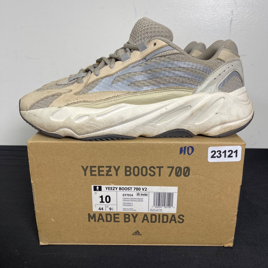 adidas Yeezy Boost 700 V2 Cream 10 (Moderately Worn Pre-Owned)adidasCream/Cream/Cream - Image 3