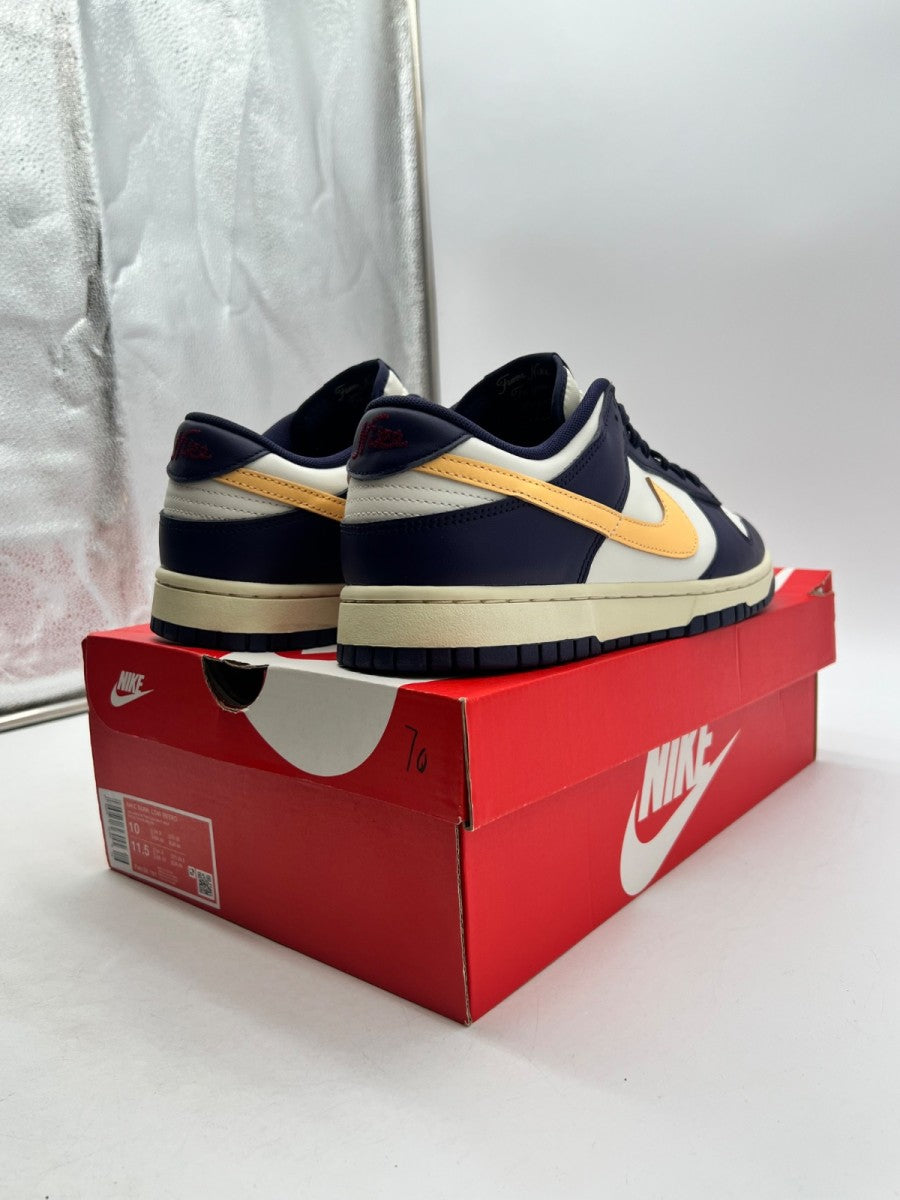 Nike Dunk Low Retro From Nike To You Midnight Navy 10 (Lightly Worn Pre-Owned)NikeSail/Midnight Navy/Coconut Milk/University Red/Pale Vanilla - Image 5