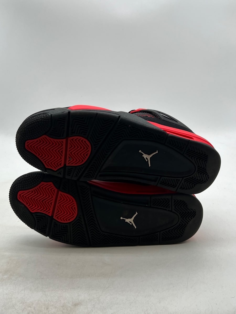 Jordan 4 Retro Red Thunder 10 (Moderately Worn Pre-Owned)JordanBlack/Multi-Color-Multi-Color-Crimson - Image 7