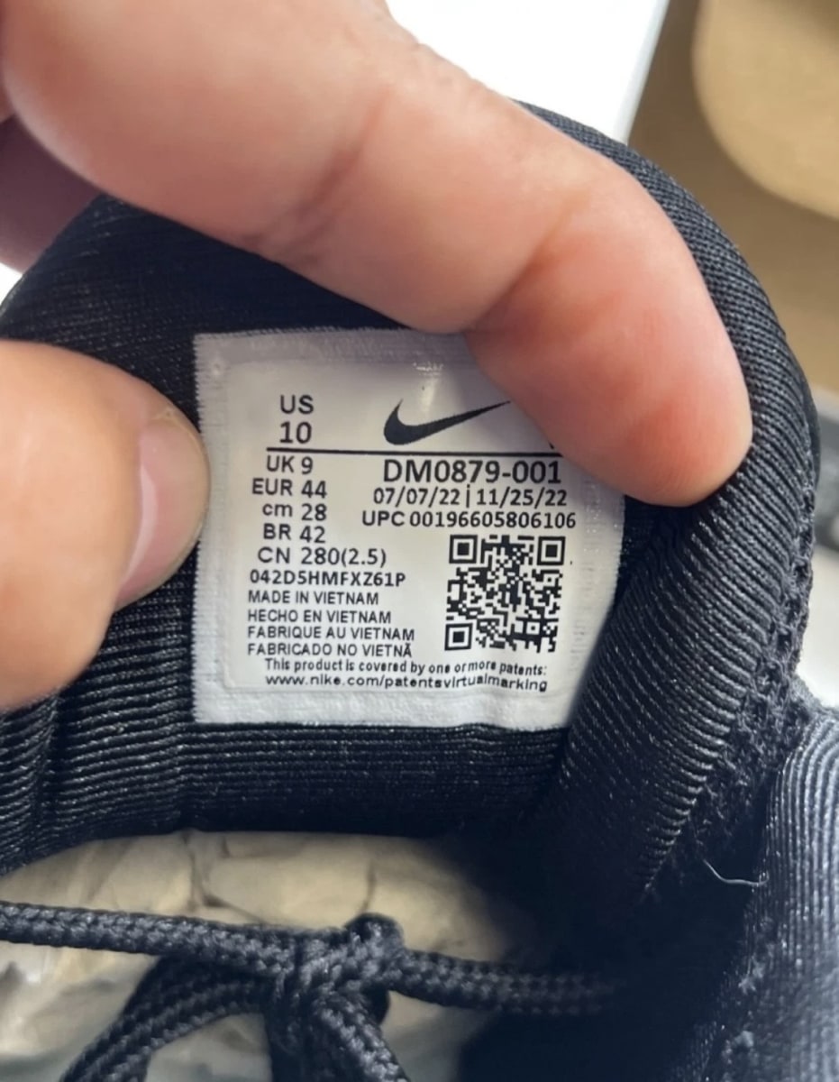 Nike NOCTA Glide Drake Black 10 (Lightly Worn Pre-Owned)NikeBlack/White-White-Clear - Image 9