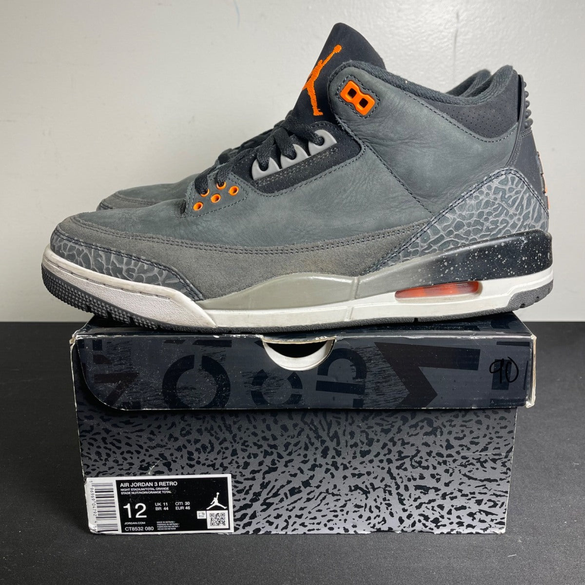 Jordan 3 Retro Fear Pack (2023) (Size 12) - Image 3