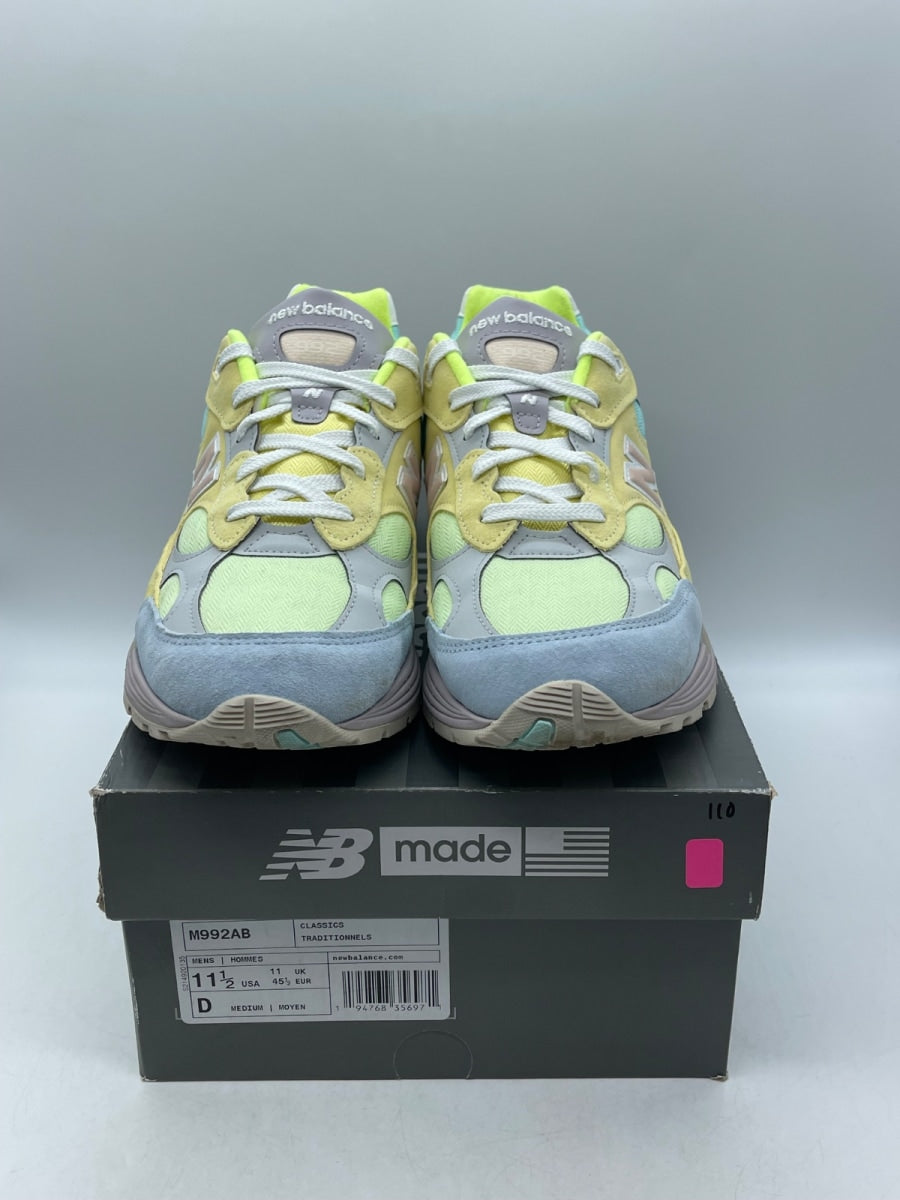New Balance 992 Yellow Beige 11.5 (Moderately Worn Pre-Owned)New BalanceYellow/Beige-Green - Image 2