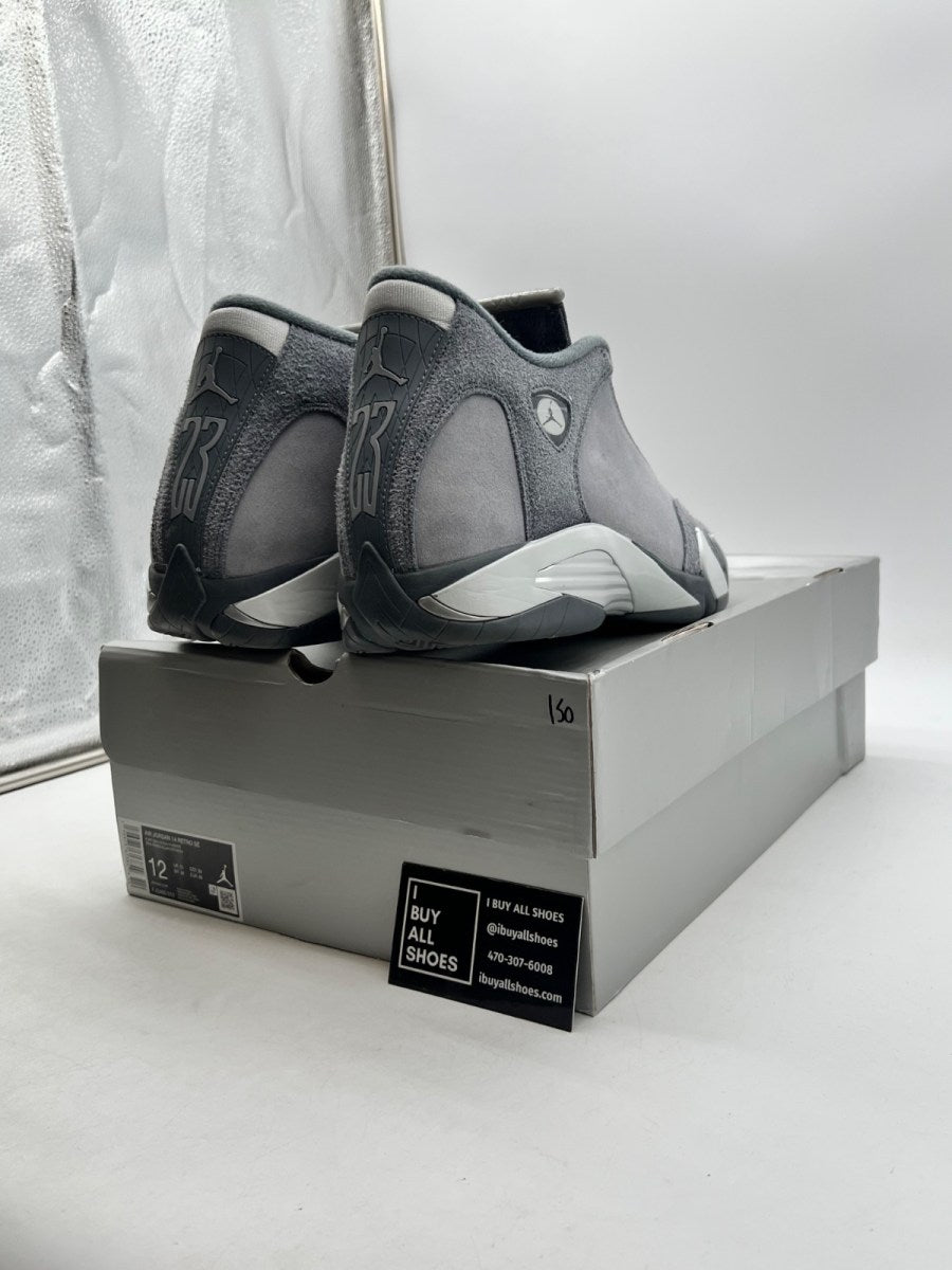 Jordan 14 Retro Flint Grey 12 (Lightly Worn Pre-Owned) - Image 5