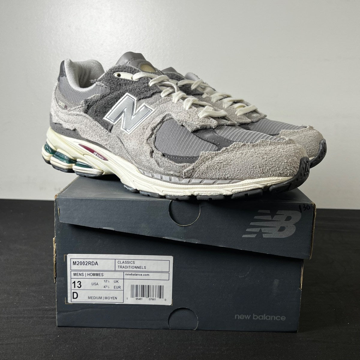 New Balance 2002R Protection Pack Rain Cloud 13 (Lightly Worn Pre-Owned)New BalanceRain Cloud/Grey
