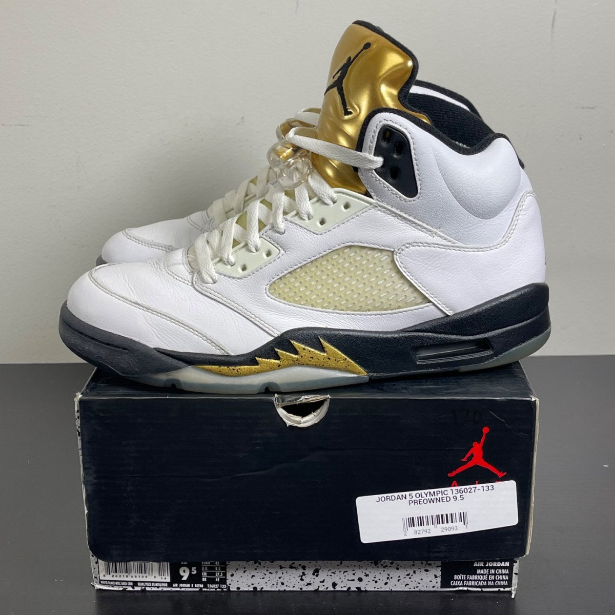 Jordan 5 Retro Olympic (2016) (Size 9.5) - Image 3