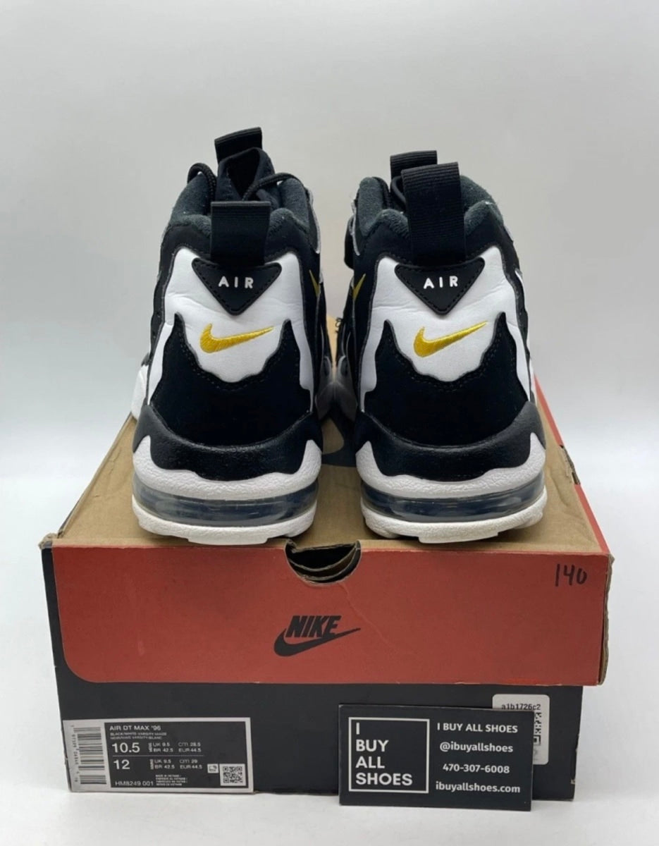 Nike Air DT Max '96 Black White (2024) 10.5 (Lightly Worn Pre-Owned)NikeBlack/White/Varsity Maize - Image 3