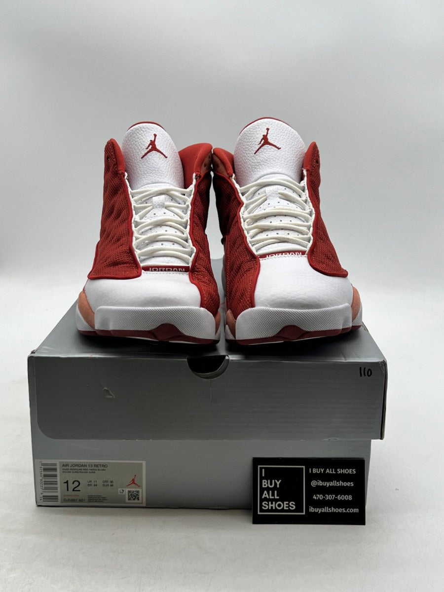 Jordan 13 Retro Dune Red 12 (Lightly Worn Pre-Owned) - Image 2