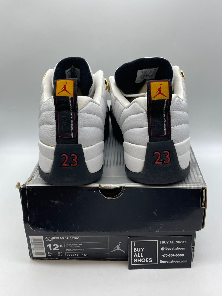 Jordan 12 Retro Low Taxi (2004) 12.5 (Moderately Worn Pre-Owned) - Image 3