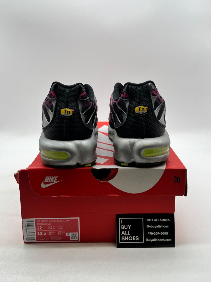 Nike Air Plus Mercurial XXV Hyper Pink and Volt 12 (Moderately Worn Pre-Owned) - Image 3