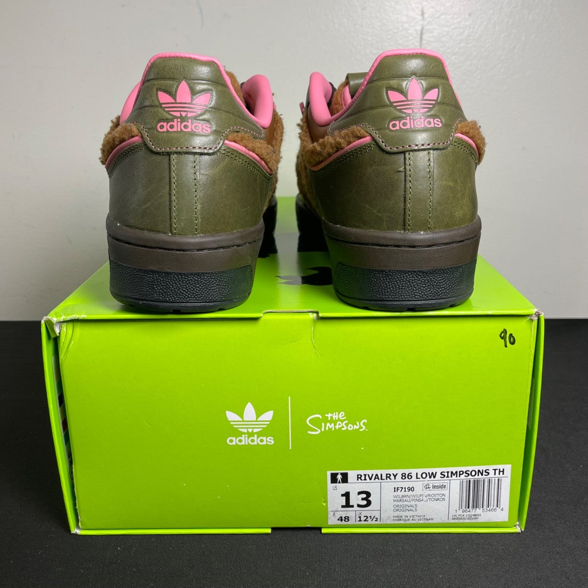 adidas Rivalry 86 Low The Simpsons Werewolf Flanders (Size 13) - aux