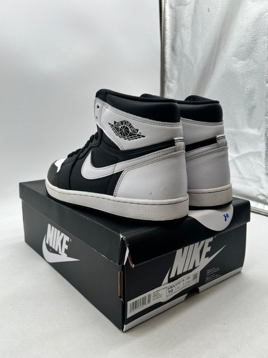 Jordan 1 Retro High OG Black White 10 (Lightly Worn Pre-Owned)JordanBlack/White/White - Image 6