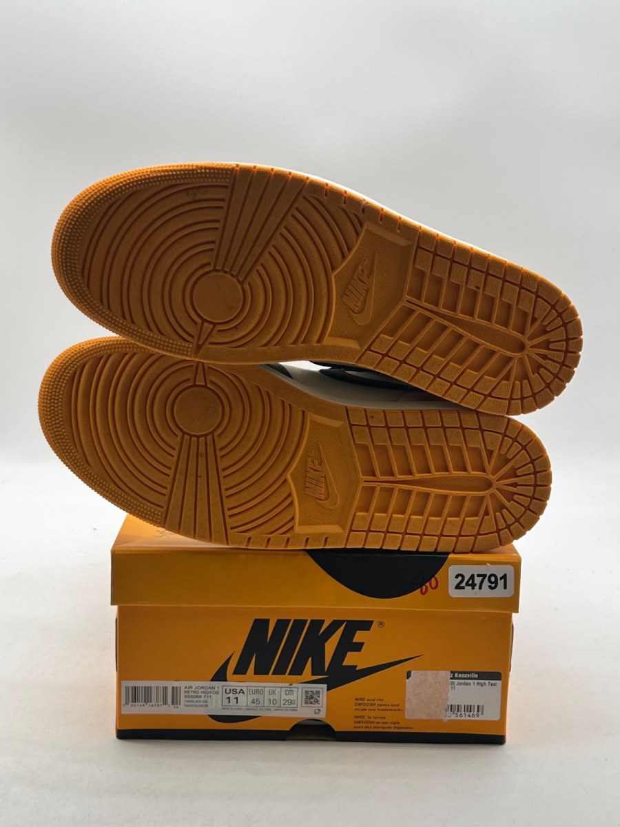 Jordan 1 Retro High OG Taxi 11 (Moderately Worn Pre-Owned)JordanTaxi/Black-Sail - Image 8
