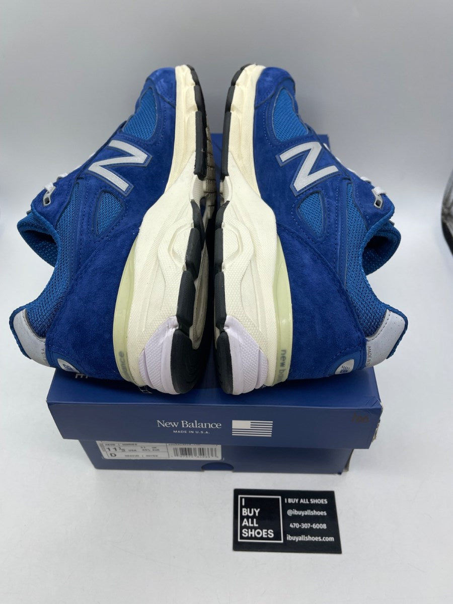 Aimé Leon Dore x New Balance 990v4 Made in USA 'Blue' 11.5 (Moderately Worn Pre-Owned) - Image 6