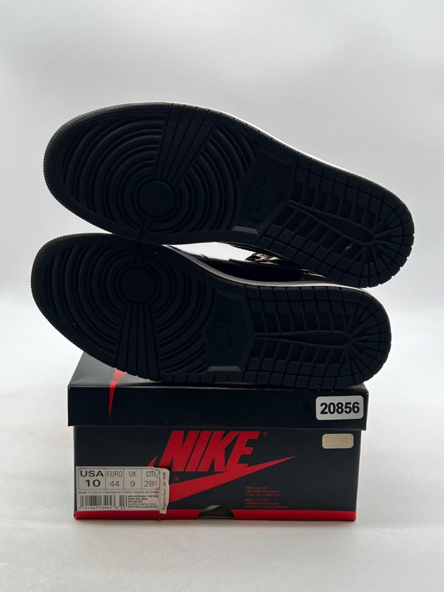 Jordan 1 Retro High NRG Patent Gold Toe 10 (Moderately Worn Pre-Owned) - Image 8