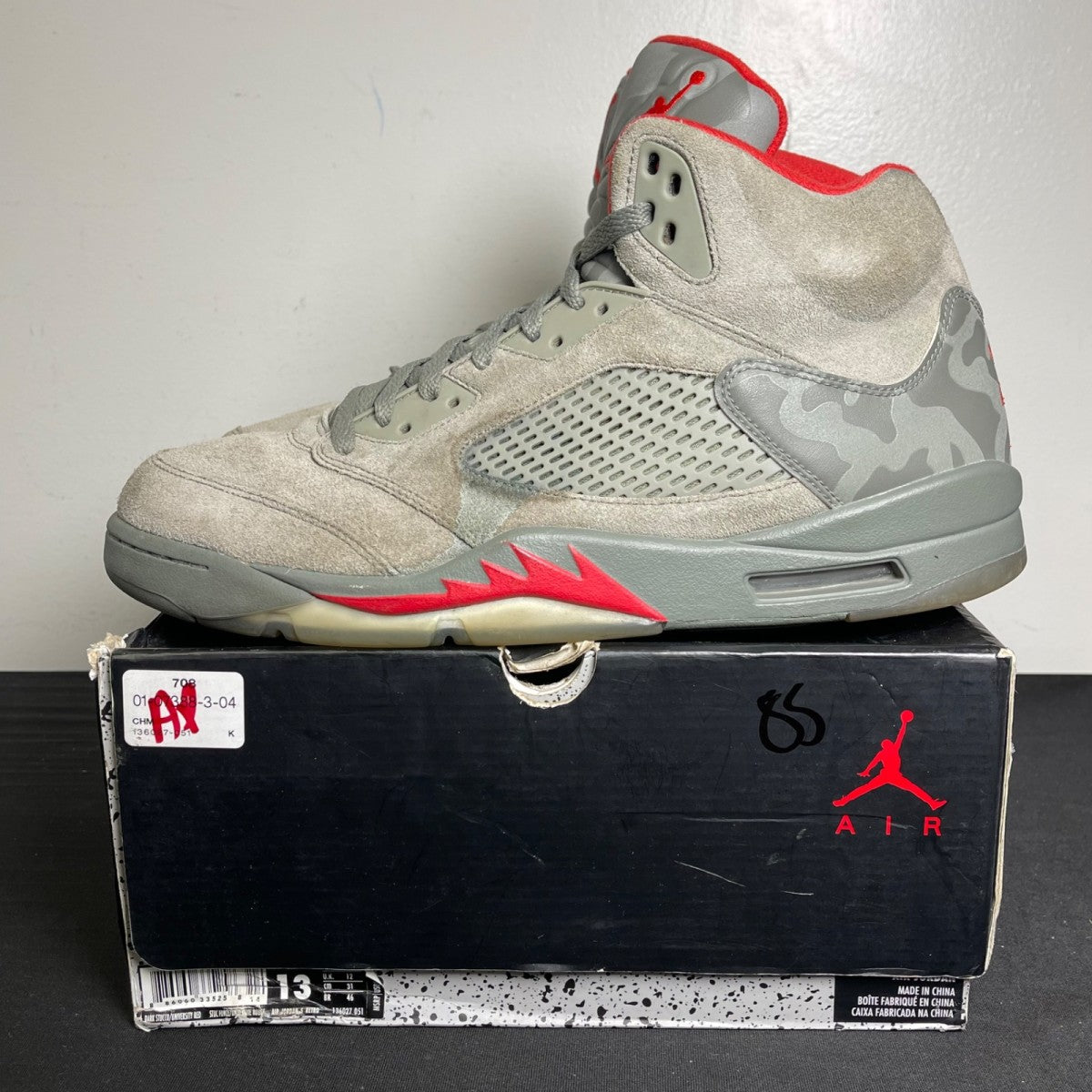 Jordan 5 Retro P51 Camo (Size 13) - Image 3