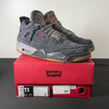 Jordan 4 Retro Levi's Black (Levi's Tag) (Size 11) - aux