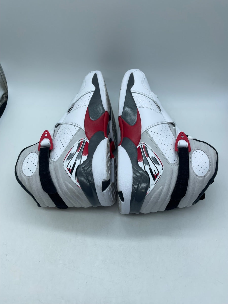 Jordan 8 Retro Alternate 14 (Moderately Worn Pre-Owned)JordanWhite/Gym Red-Black-Wolf Grey - Image 6