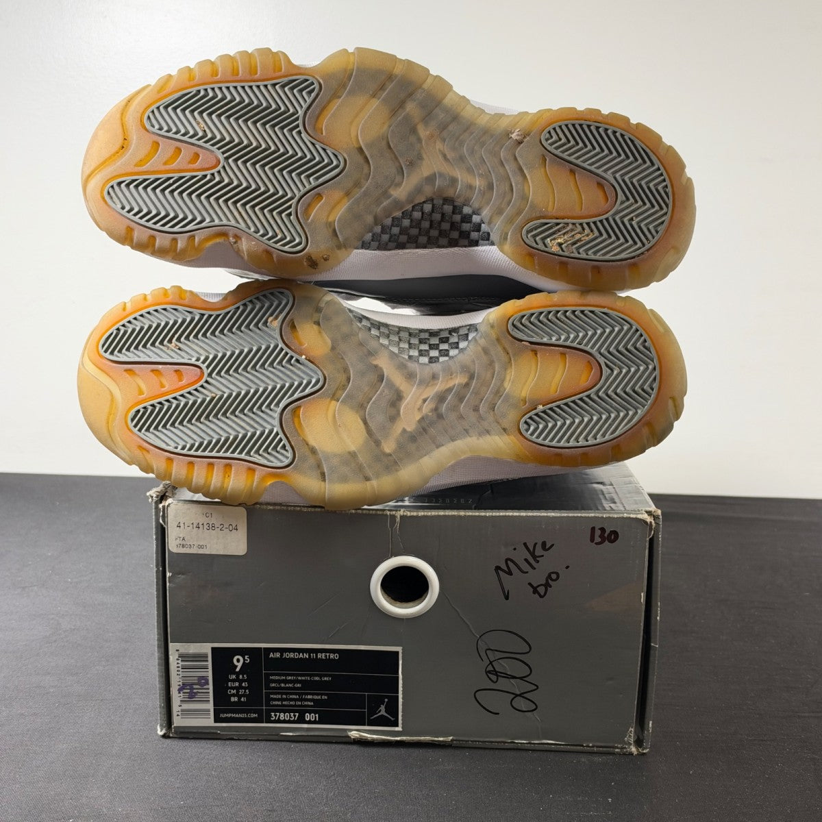 Jordan 11 Retro Cool Grey (2010) (Size 9.5)