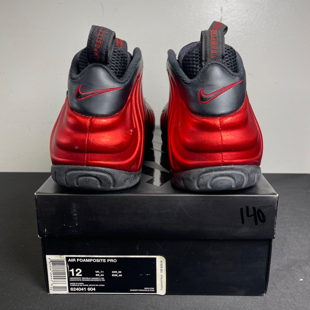 Nike Air Foamposite Pro University Red (Size 12) - Image 4