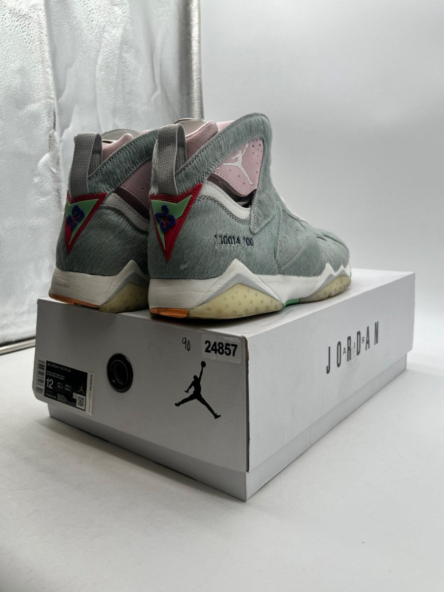 Jordan 7 Retro Neutral Grey 12 (Lightly Worn Pre-Owned)JordanNeutral Grey/Summit White-Pink Foam-Summit White - Image 5