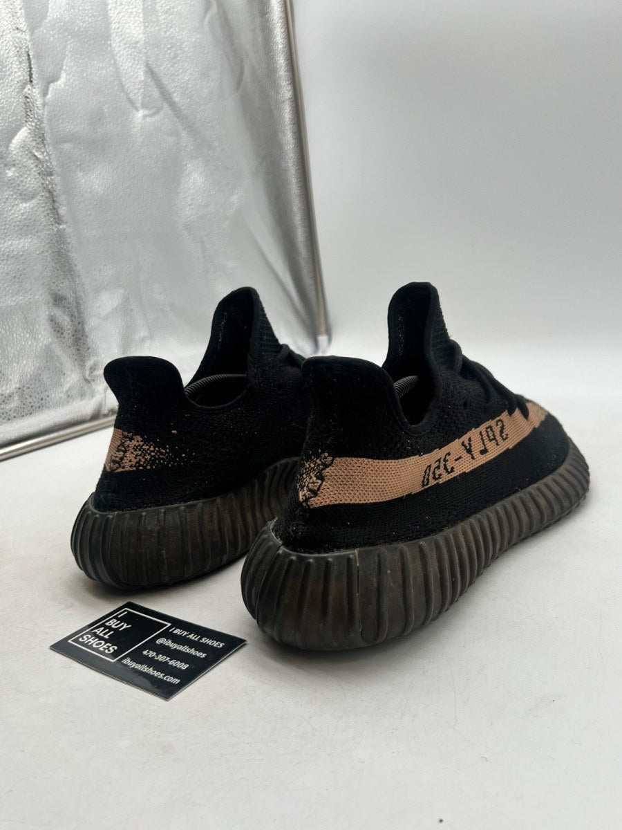 adidas Yeezy Boost 350 V2 Core Black Copper 11.5 (Moderately Worn Pre-Owned) - Image 5