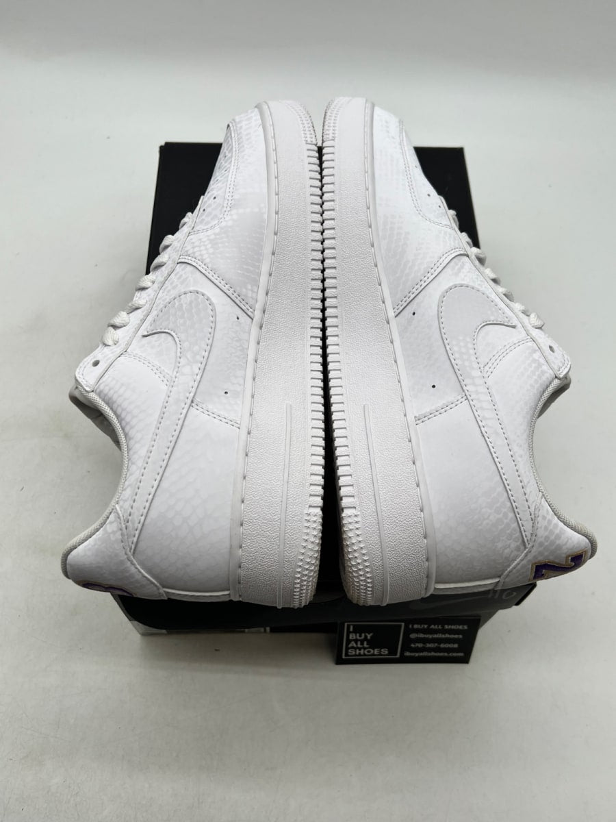 Nike Air Force 1 Low Kobe Bryant Forever White 10.5 (Lightly Worn Pre-Owned) - Image 7