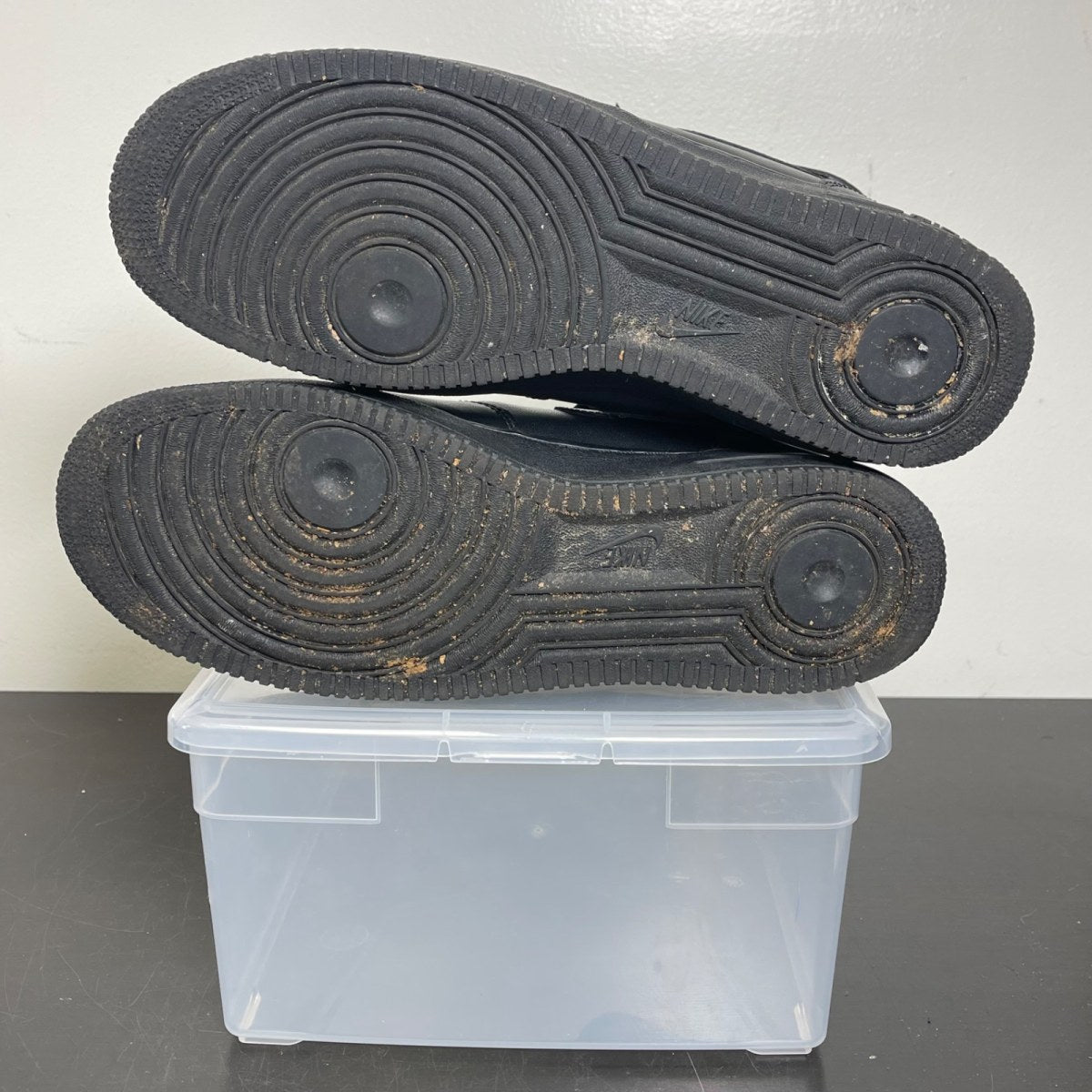 Nike Air Force 1 Mid Black (2016) 12 (Moderately Worn Pre-Owned)NikeBlack/Black - Image 5