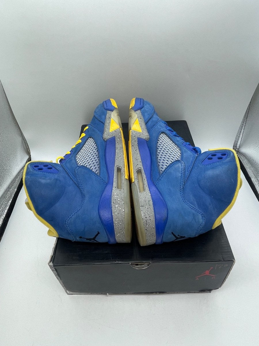 Jordan 5 Retro JSP Laney Varsity Royal 10.5 (Moderately Worn Pre-Owned)JordanVarsity Royal/Varsity Maize-Light Charcoal - Image 6