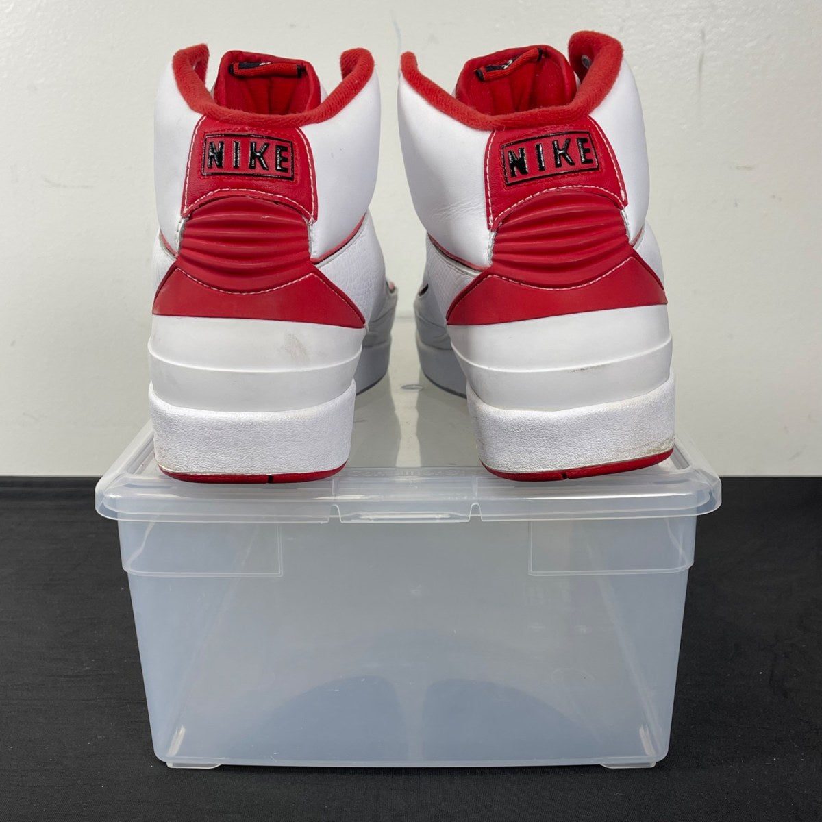 Jordan 2 Retro White Red CDP (2008) 14 (Moderately Worn Pre-Owned)JordanWhite/Varsity Red - Image 4