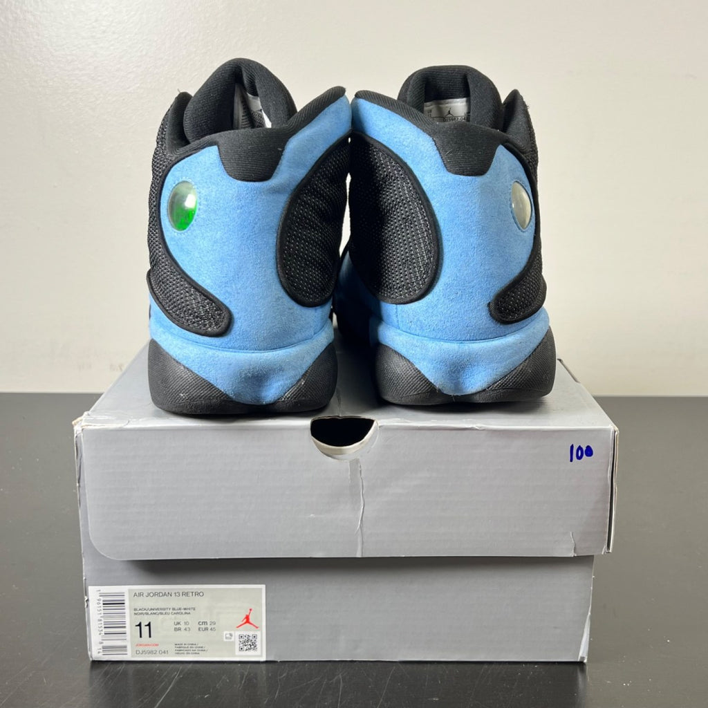 Jordan 13 Retro Black University Blue 11 (Moderately Worn Pre-Owned)JordanBlack/University Blue/White - Image 5
