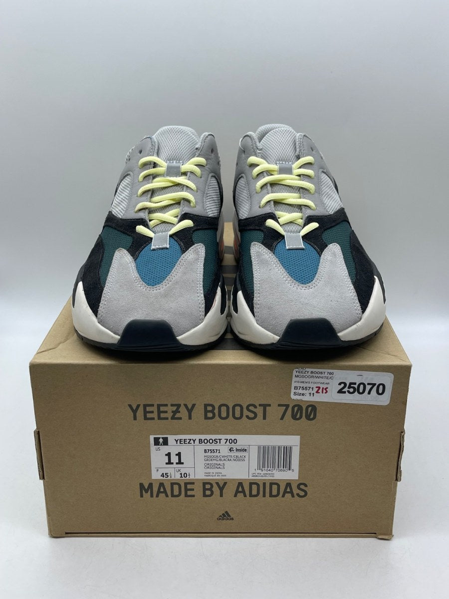 adidas Yeezy Boost 700 Wave Runner 11 (Moderately Worn Pre-Owned)adidasSolid Grey/Chalk White/Core Black - Image 2