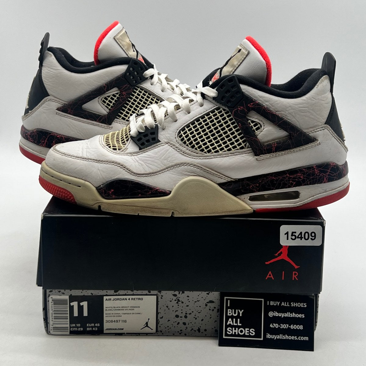 Jordan 4 Retro Flight Nostalgia - Image 1