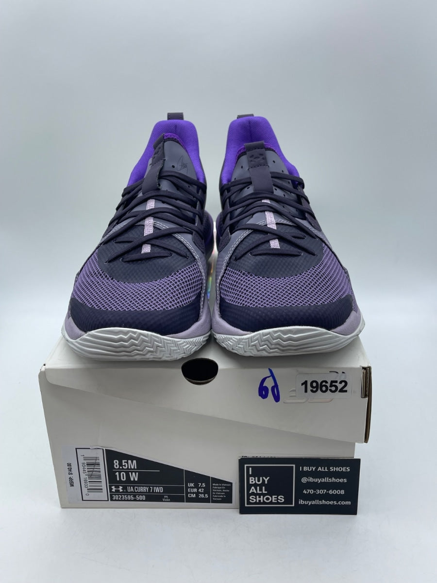 Under Armour Curry 7 'International Women's Day' 8.5 (Moderately Worn Pre-Owned) - Image 2