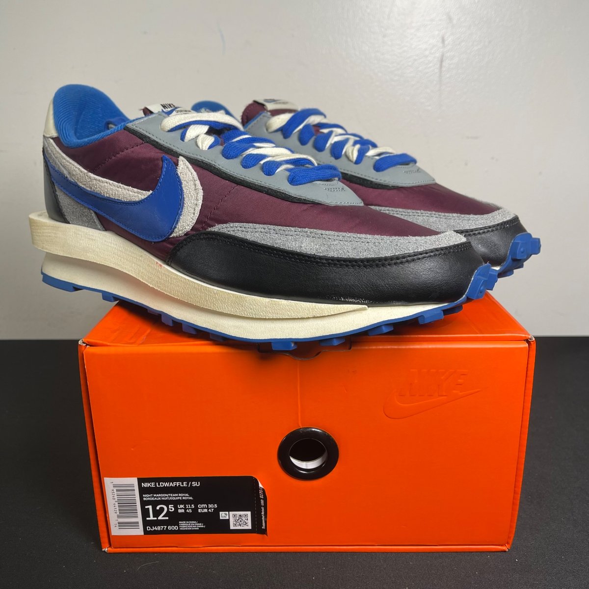 Nike LD Waffle sacai Undercover Night Maroon Team Royal (Size 12.5) - aux