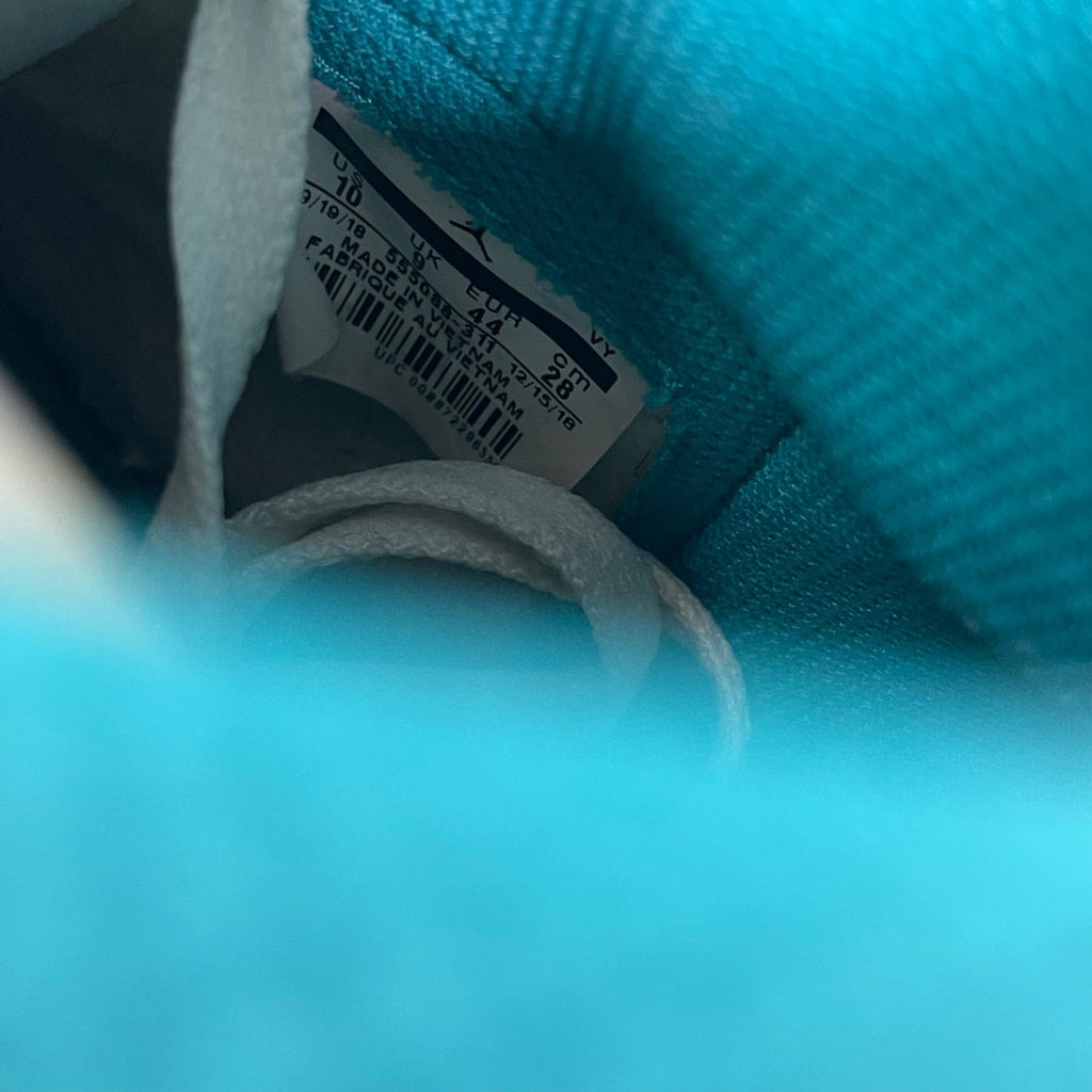 Jordan 1 Retro High Turbo Green 10 (Moderately Worn Pre-Owned)JordanTurbo Green/Sail-White-Light Smoke Grey - Image 6