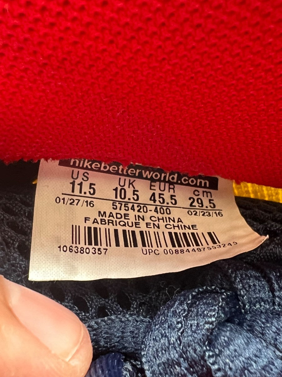 Nike Air Foamposite One Olympic 11.5 (Moderately Worn Pre-Owned) - Image 6