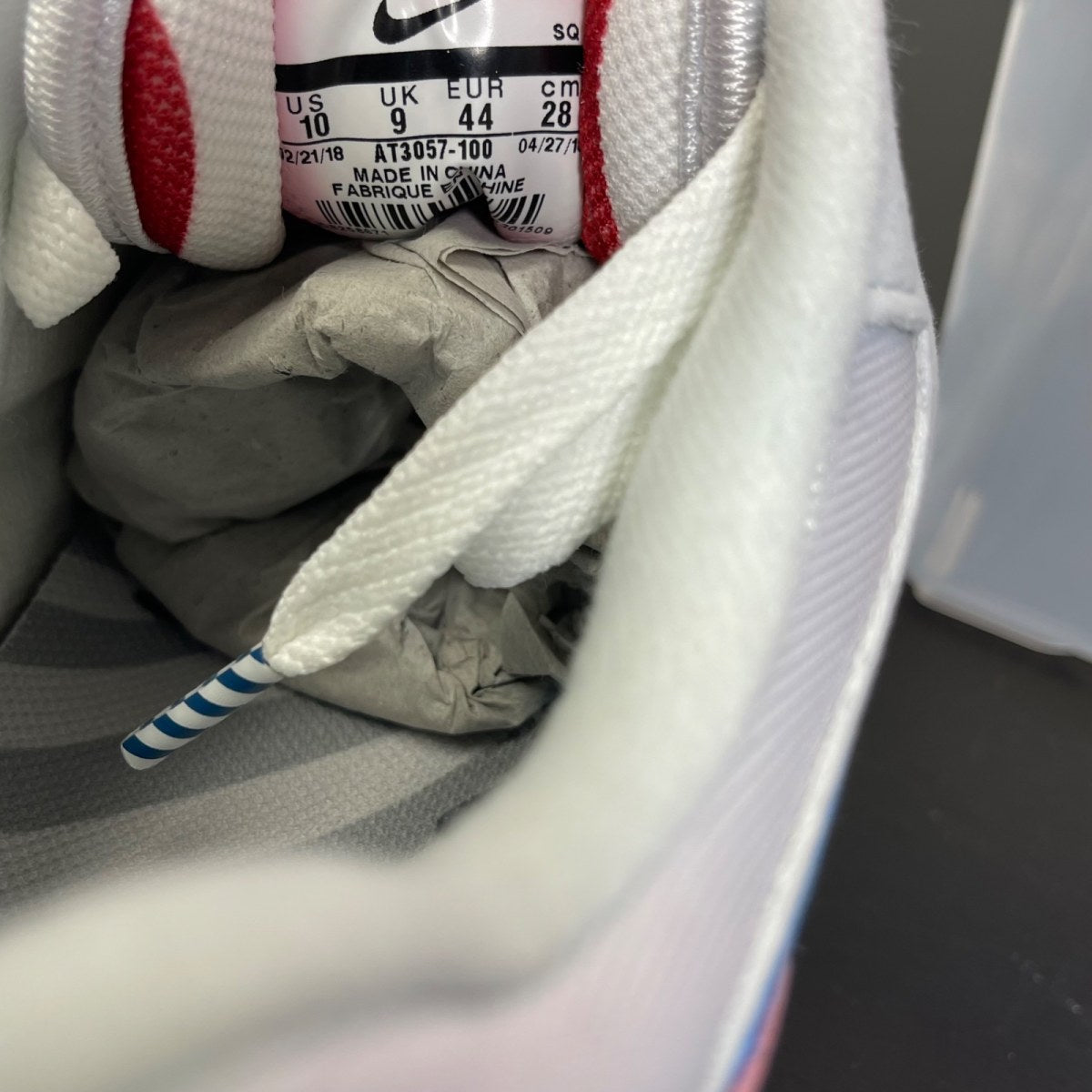 Nike Air Max 1 Parra (2018) 10 (New Pre-Owned)NikeWhite/Multi-Color - Image 6
