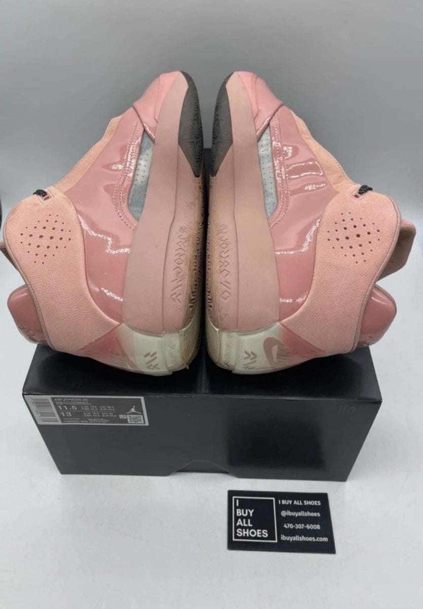 Jordan 40 Dusty Rose 11.5 (Lightly Worn Pre-Owned)JordanLight Arctic Pink/Anthracite/Black - Image 3