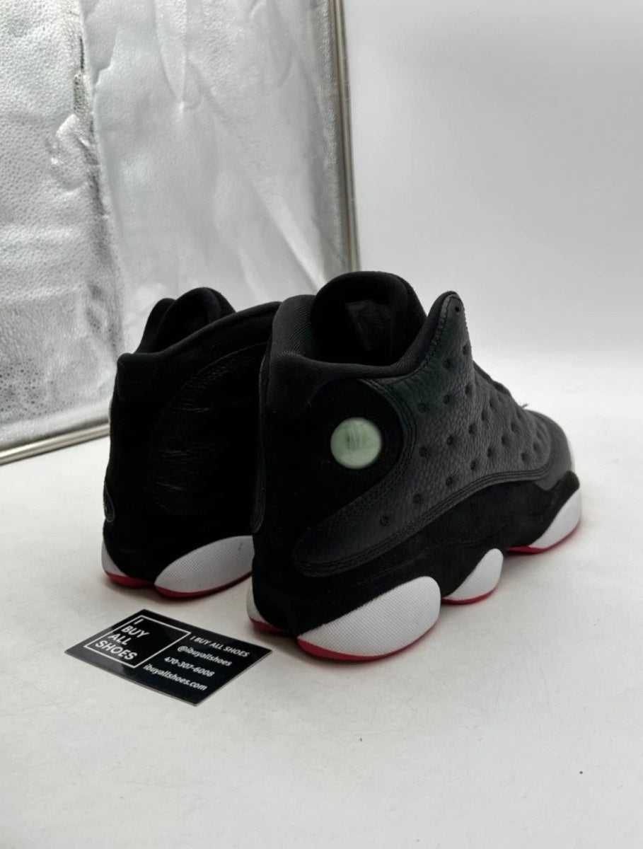 Jordan 13 Retro Playoffs (2023) 10 (Moderately Worn Pre-Owned)JordanBlack/Varsity Red-White-Vibrant Yellow - Image 3